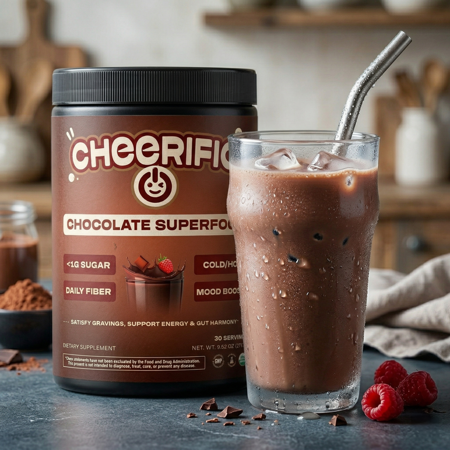 Iced Chocolate Cheerific Recipe: Fight Cravings & Fatigue
