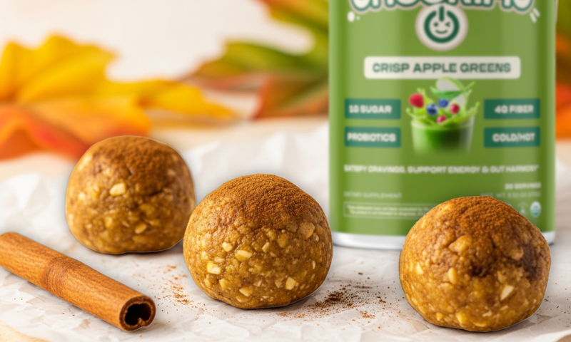 Single Serving Apple Pie Energy Bites — No-Bake, 3-Ball Snack That Tastes Like Fall in a Bite