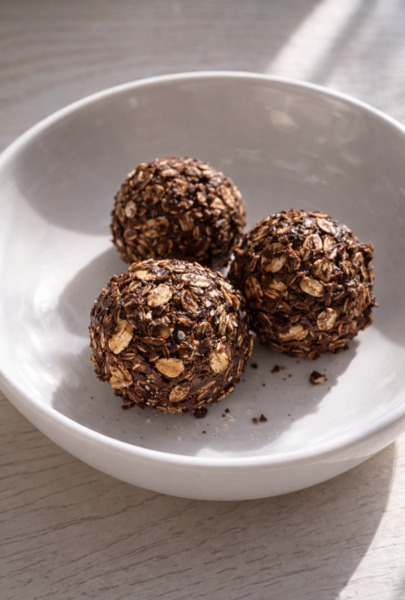 Peanut Butter & Chocolate Energy Balls
