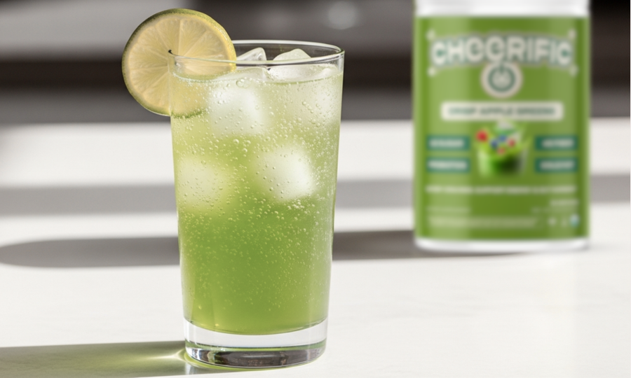 Sparkling Apple Greens Refresher 🍏 — The Fizzy, Feel-Good Drink You’ll Make on Repeat