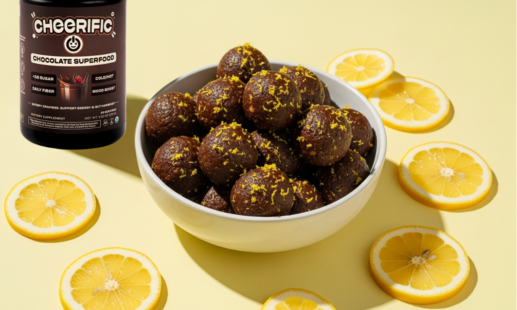 Chocolate Lemon Spring Energy Balls — The No-Bake Snack That Tastes Like Sunshine (and Actually Fuels You)