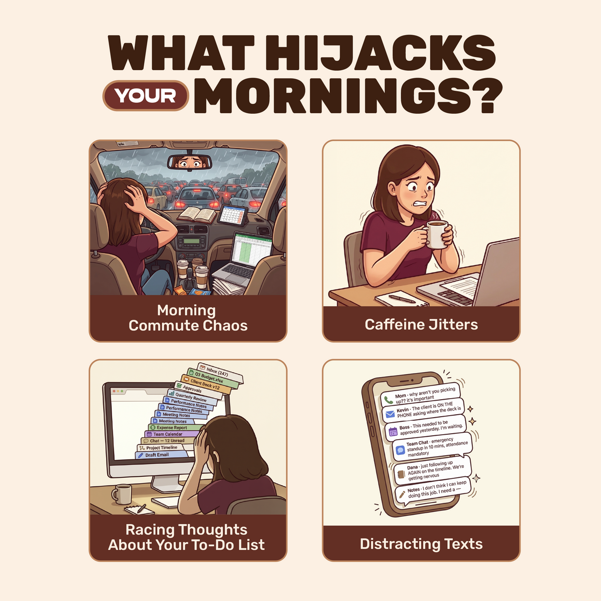 what hijacks your morning