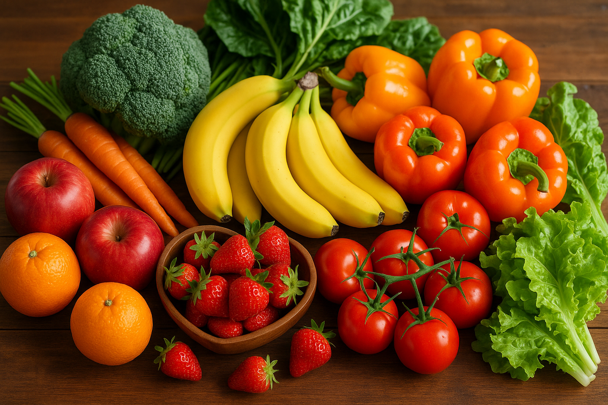 fruits and vegetables 