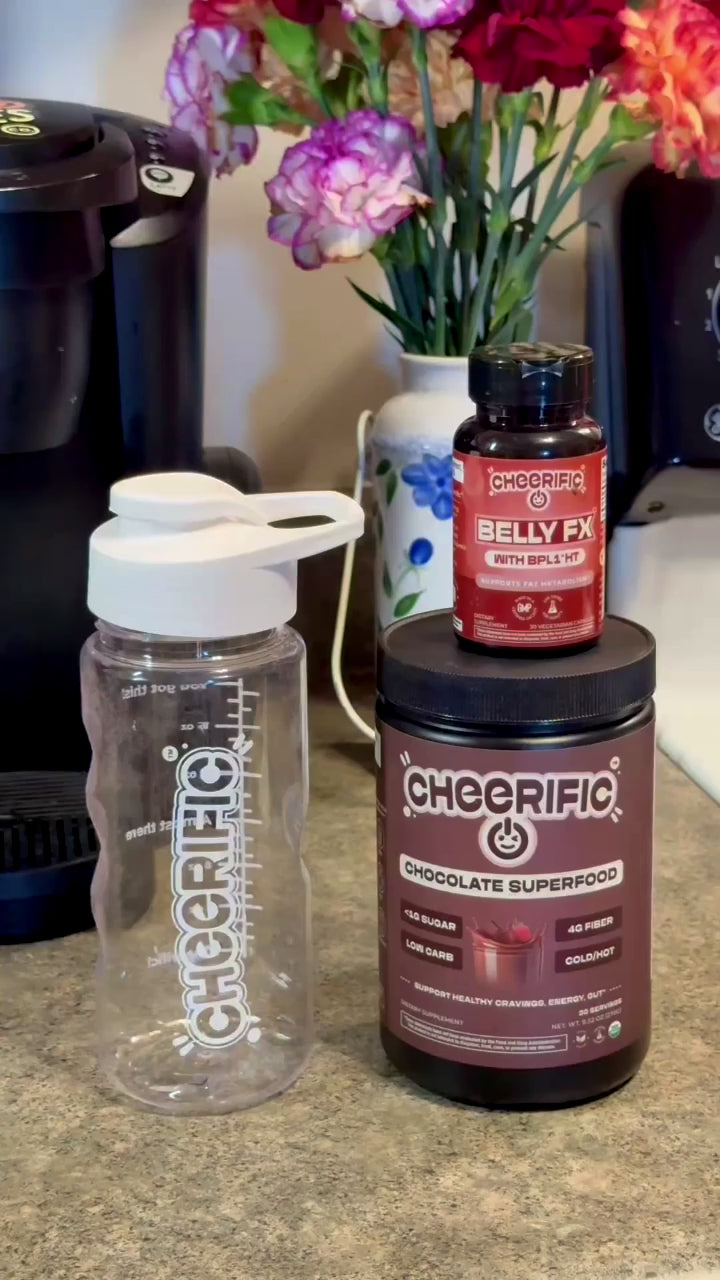 Load video: Lean Chocolate Bundle (Chocolate Elixir + Belly FX™)